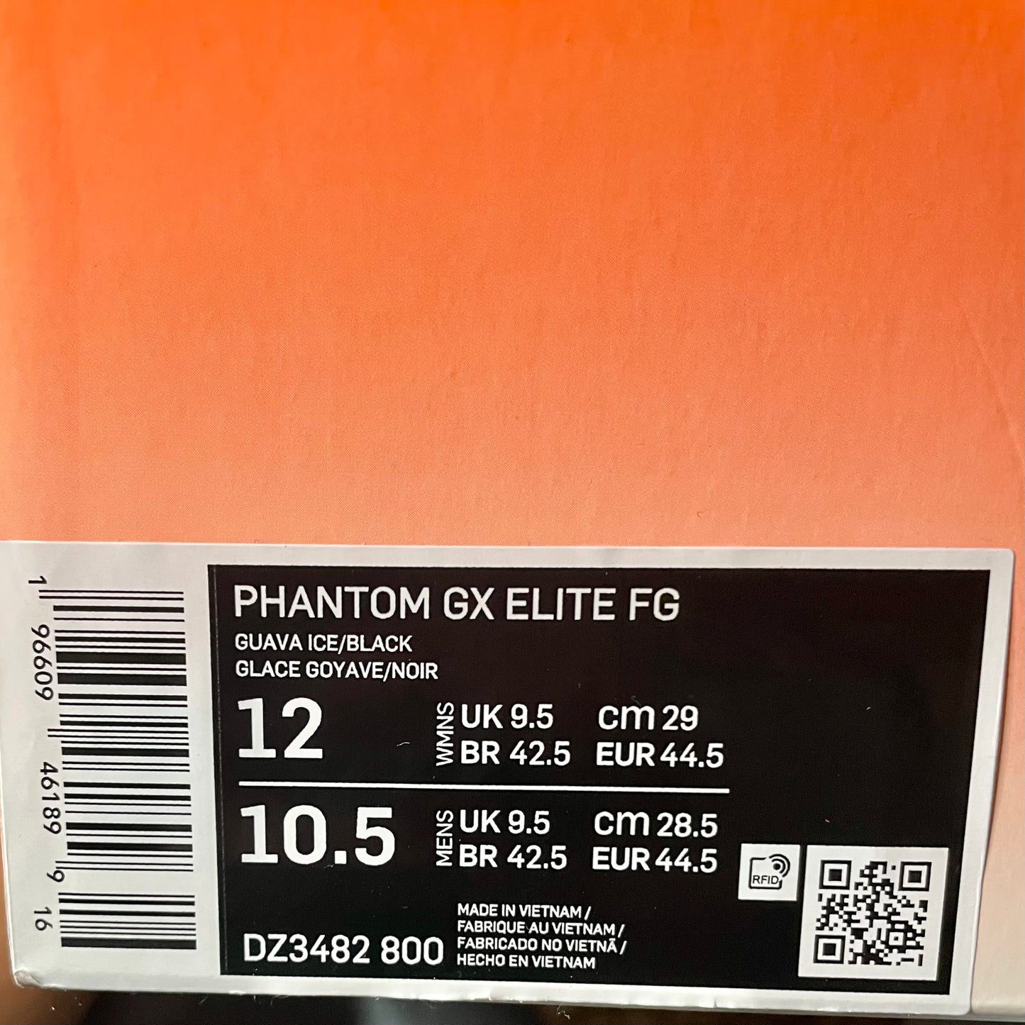 Phantom GX Elite FG ‘Guava Ice’ Size 10.5M & 8M