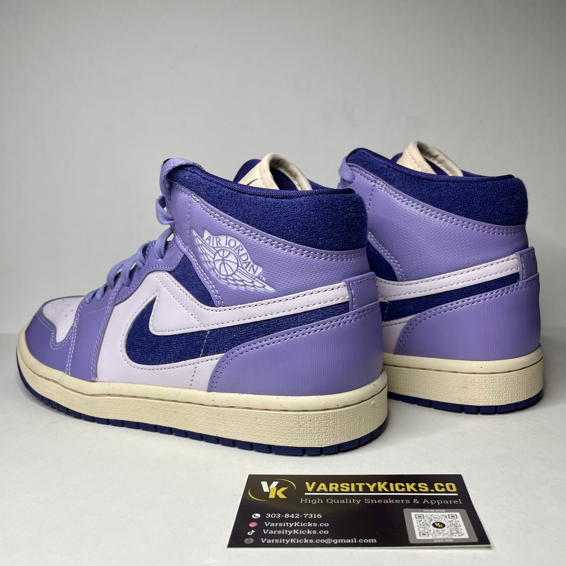 Jordan 1 Mid ‘Sky J Purple’ Size 8W - VarsityKicks.co