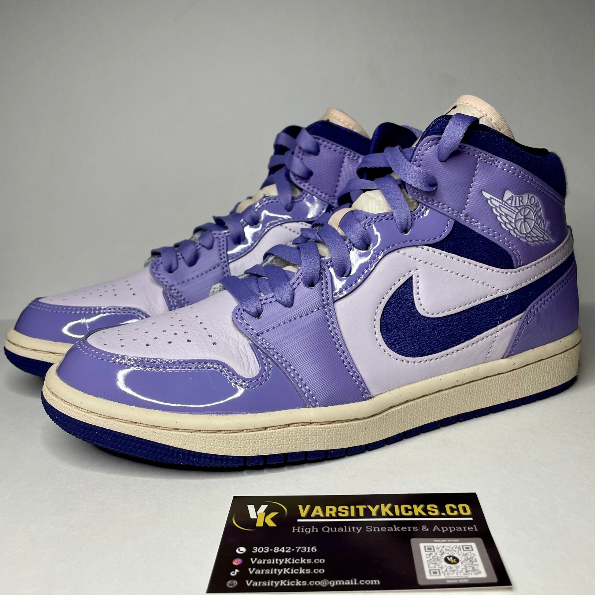 Jordan 1 Mid ‘Sky J Purple’ Size 8W - VarsityKicks.co