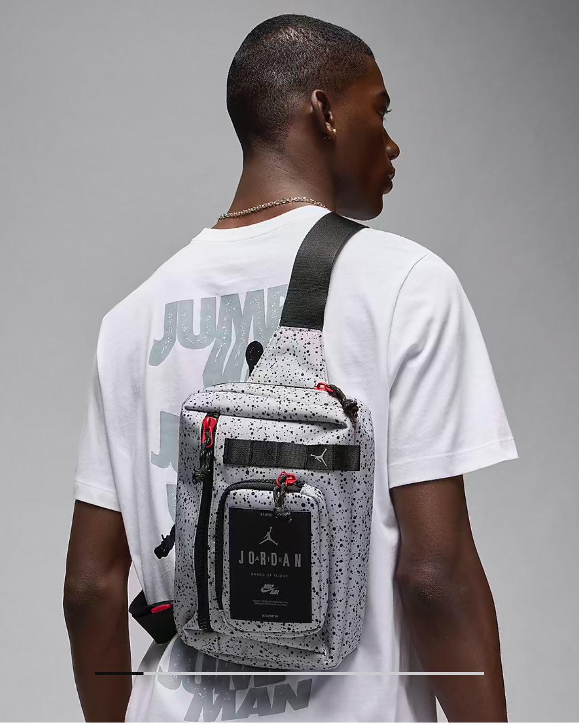 Jordan Hesi Crossbody Bag ‘Cement grey’ - VarsityKicks.co